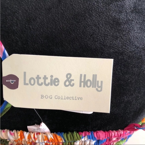 NWT Lottie & Holly B-O-G Collective Floral Crop Top & Shorts Set Skort w Ruffles - Picture 6 of 12